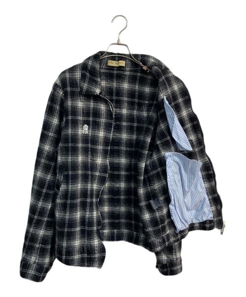 The shepherd UNDERCOVER（ザシェパード アンダーカバー）the shepherd UNDERCOVER (ザシェパード アンダーカバー) 縮絨CK パッカリングブルゾン　US2C4291-2 ブラック サイズ:3の古着・服飾アイテム