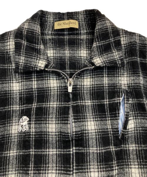 The shepherd UNDERCOVER（ザシェパード アンダーカバー）the shepherd UNDERCOVER (ザシェパード アンダーカバー) 縮絨CK パッカリングブルゾン　US2C4291-2 ブラック サイズ:3の古着・服飾アイテム