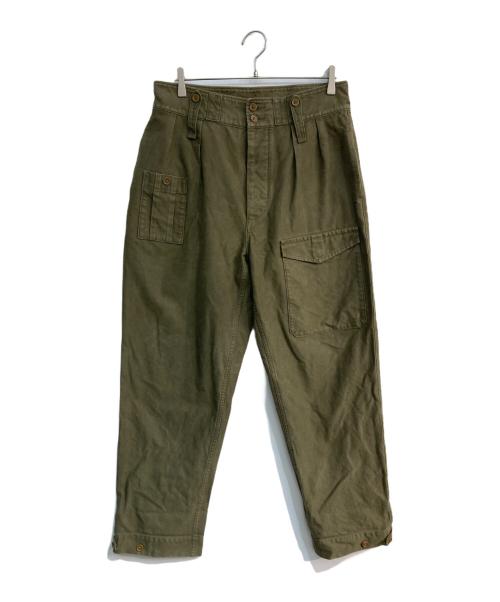 NIGEL CABOURN（ナイジェルケーボン）NIGEL CABOURN (ナイジェルケーボン) BRITISH ARMY PANT-SATIN グリーン サイズ:36の古着・服飾アイテム