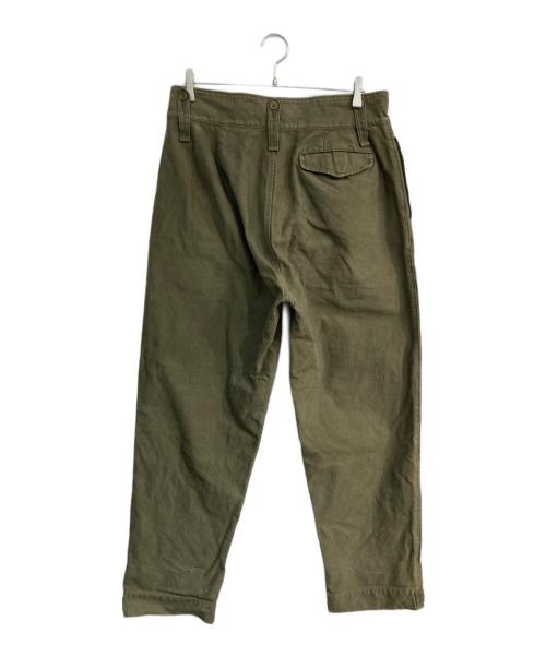 NIGEL CABOURN（ナイジェルケーボン）NIGEL CABOURN (ナイジェルケーボン) BRITISH ARMY PANT-SATIN グリーン サイズ:36の古着・服飾アイテム