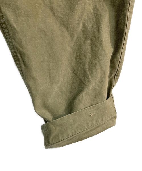 NIGEL CABOURN（ナイジェルケーボン）NIGEL CABOURN (ナイジェルケーボン) BRITISH ARMY PANT-SATIN グリーン サイズ:36の古着・服飾アイテム