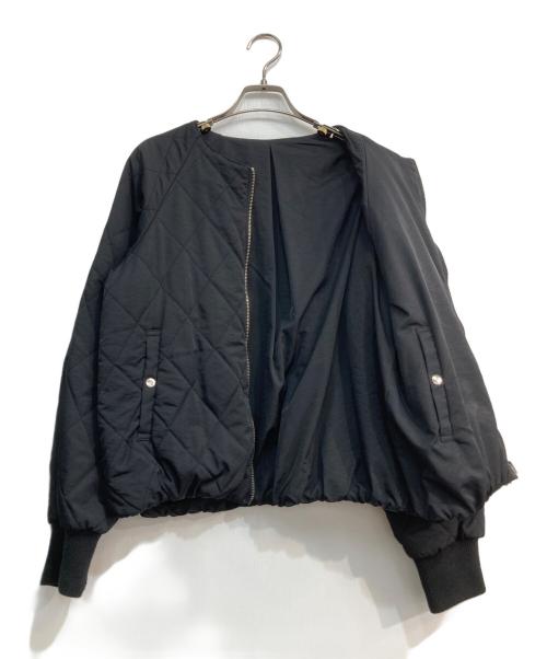 ABAHOUSE mavie（アバハウスマヴィ）ABAHOUSE mavie (アバハウスマヴィ) キルトリバーシブルブルゾン　7245-99-30000 ブラック サイズ:Freeの古着・服飾アイテム