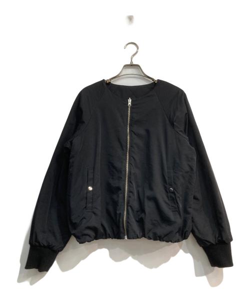 ABAHOUSE mavie（アバハウスマヴィ）ABAHOUSE mavie (アバハウスマヴィ) キルトリバーシブルブルゾン　7245-99-30000 ブラック サイズ:Freeの古着・服飾アイテム