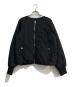 ABAHOUSE mavie（アバハウスマヴィ）の古着「キルトリバーシブルブルゾン　7245-99-30000」｜ブラック