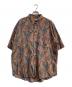 JOURNAL STANDARD TRISECT（ジャーナルスタンダード トライセクト）の古着「LIBERTY ファットシルエットボタンダウン S/Sシャツ」｜ネイビー×オレンジ