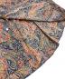 中古・古着 JOURNAL STANDARD TRISECT (ジャーナルスタンダード トライセクト) LIBERTY ファットシルエットボタンダウン S/Sシャツ ネイビー×オレンジ サイズ:M：5000円