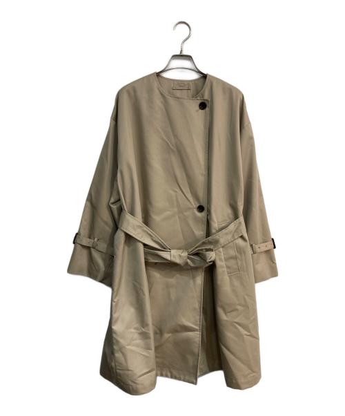 12closet（トゥエルブクローゼット）12closet (トゥエルブクローゼット) ノーカラートレンチコート　713512710 ベージュ サイズ:Freeの古着・服飾アイテム
