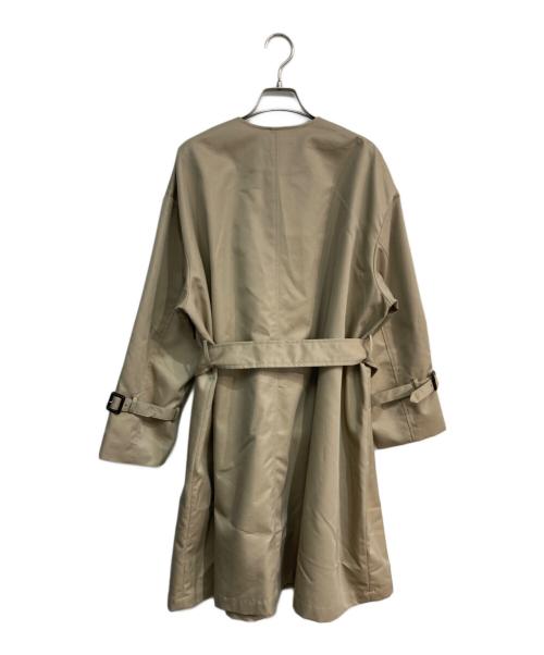 12closet（トゥエルブクローゼット）12closet (トゥエルブクローゼット) ノーカラートレンチコート　713512710 ベージュ サイズ:Freeの古着・服飾アイテム