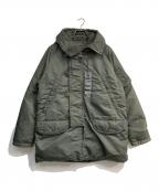 BEAMS PLUSビームスプラス）の古着「N-3B ダウンジャケット　11-18-1193-139」｜セージグリーン