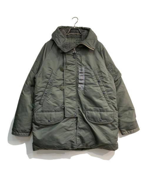 BEAMS PLUS（ビームスプラス）BEAMS PLUS (ビームスプラス) N-3B ダウンジャケット　11-18-1193-139 セージグリーン サイズ:Sの古着・服飾アイテム