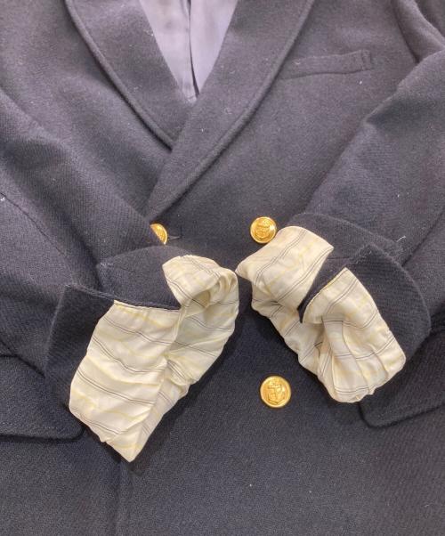 BEAMS PLUS（ビームスプラス）BEAMS PLUS (ビームスプラス) コンバットウール 4ボタン ダブルブレステッド ジャケット ネイビー サイズ:Sの古着・服飾アイテム