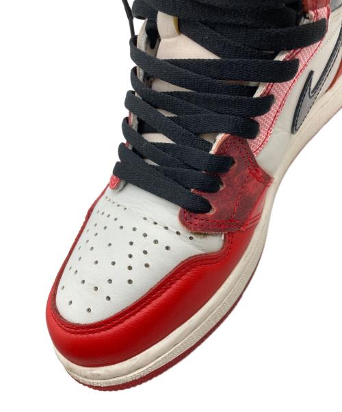 NIKE（ナイキ）NIKE (ナイキ) SPIDER-MAN (スパイダーマン) AIR JORDAN 1 HIGH OG SP レッド×ホワイト サイズ:26.5cmの古着・服飾アイテム
