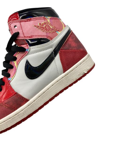 NIKE（ナイキ）NIKE (ナイキ) SPIDER-MAN (スパイダーマン) AIR JORDAN 1 HIGH OG SP レッド×ホワイト サイズ:26.5cmの古着・服飾アイテム