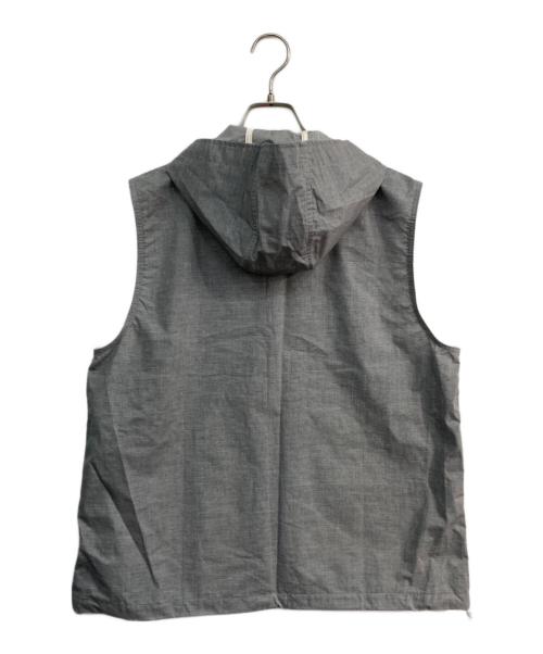JACKMAN（ジャックマン）JACKMAN (ジャックマン) Atsumori Hooded Vest　JM8430 グレー サイズ:Mの古着・服飾アイテム