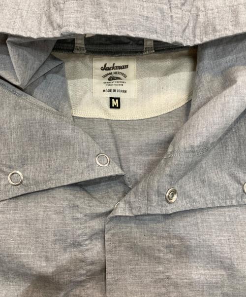 JACKMAN（ジャックマン）JACKMAN (ジャックマン) Atsumori Hooded Vest　JM8430 グレー サイズ:Mの古着・服飾アイテム