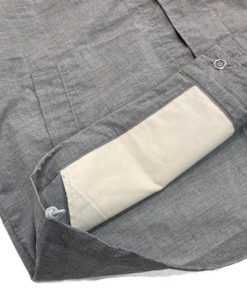 JACKMAN（ジャックマン）JACKMAN (ジャックマン) Atsumori Hooded Vest　JM8430 グレー サイズ:Mの古着・服飾アイテム