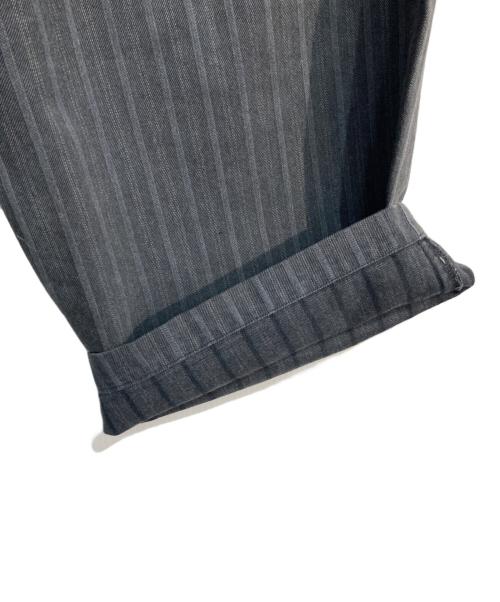 COMME des GARCONS HOMME（コムデギャルソン オム）COMME des GARCONS HOMME (コムデギャルソン オム) コットンストライプパンツ　AD1997 田中オム 90‘s　HP-10018L グレー サイズ:Lの古着・服飾アイテム