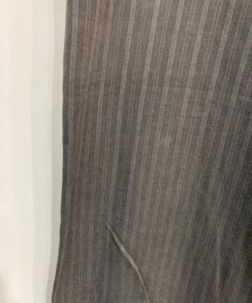 COMME des GARCONS HOMME（コムデギャルソン オム）COMME des GARCONS HOMME (コムデギャルソン オム) コットンストライプパンツ　AD1997 田中オム 90‘s　HP-10018L グレー サイズ:Lの古着・服飾アイテム