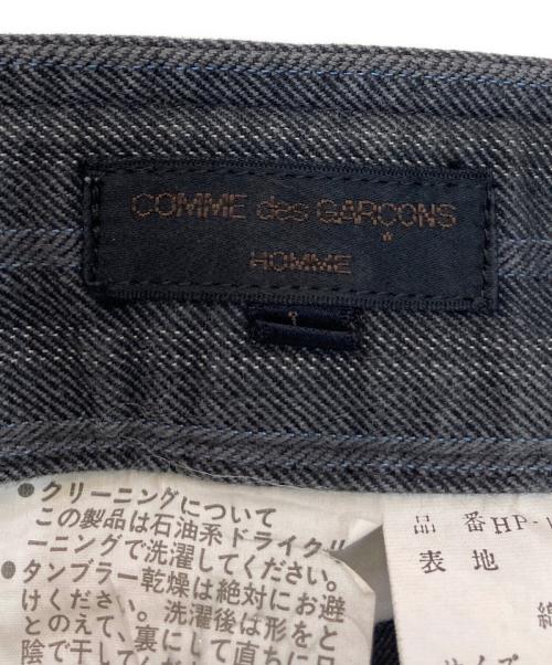 COMME des GARCONS HOMME（コムデギャルソン オム）COMME des GARCONS HOMME (コムデギャルソン オム) コットンストライプパンツ　AD1997 田中オム 90‘s　HP-10018L グレー サイズ:Lの古着・服飾アイテム