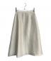 CELFORD（セルフォード）の古着「シャイニーフレアスカート」｜クリーム
