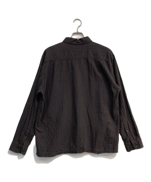 CTC STORE（シーティーシーストア）CTC STORE (シーティーシーストア) 長袖チェックシャツ ブラウン サイズ:Lの古着・服飾アイテム