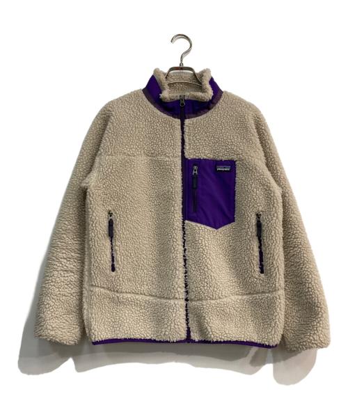 Patagonia（パタゴニア）Patagonia (パタゴニア) レトロX・ジャケット　65625 ベージュ×パープル サイズ:XLの古着・服飾アイテム