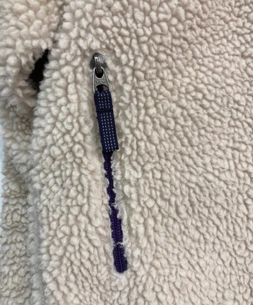 Patagonia（パタゴニア）Patagonia (パタゴニア) レトロX・ジャケット　65625 ベージュ×パープル サイズ:XLの古着・服飾アイテム