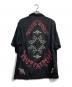DIESEL (ディーゼル) サテン刺繍シャツ ブラック サイズ:M：7000円