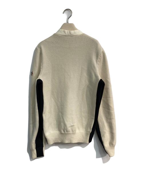 MONCLER（モンクレール）MONCLER (モンクレール) MAGLIONE TRICOT CARDIGAN　A20979405500 アイボリー サイズ:Lの古着・服飾アイテム