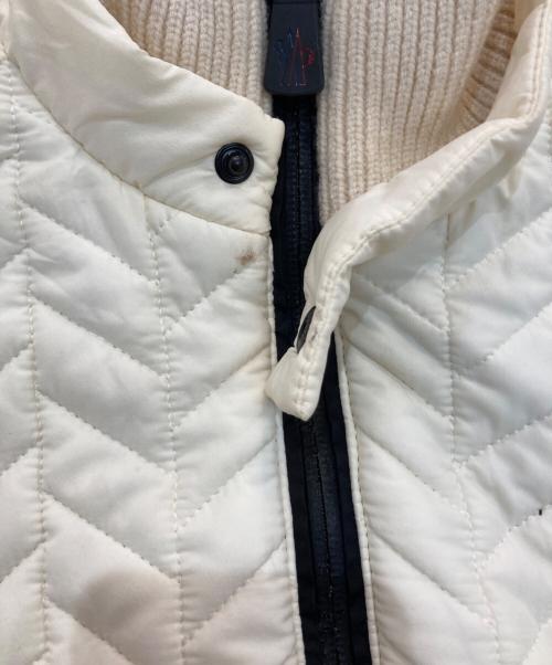 MONCLER（モンクレール）MONCLER (モンクレール) MAGLIONE TRICOT CARDIGAN　A20979405500 アイボリー サイズ:Lの古着・服飾アイテム