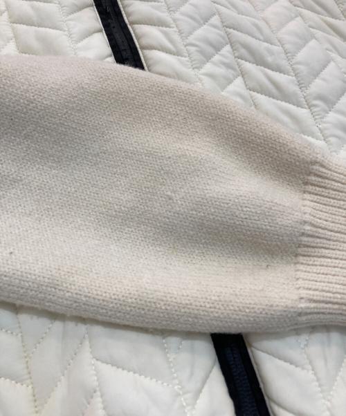 MONCLER（モンクレール）MONCLER (モンクレール) MAGLIONE TRICOT CARDIGAN　A20979405500 アイボリー サイズ:Lの古着・服飾アイテム