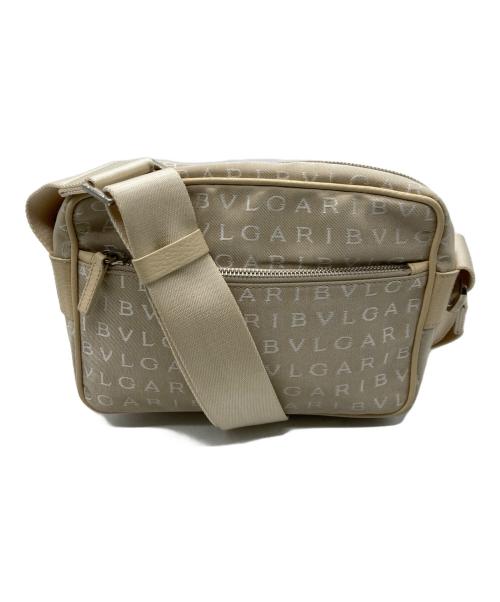 BVLGARI（ブルガリ）BVLGARI (ブルガリ) ロゴマニア・ショルダー ベージュの古着・服飾アイテム