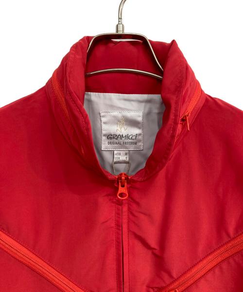 GRAMICCI（グラミチ）GRAMICCI (グラミチ) SHELL FLIGHT JACKET レッド サイズ:Mの古着・服飾アイテム
