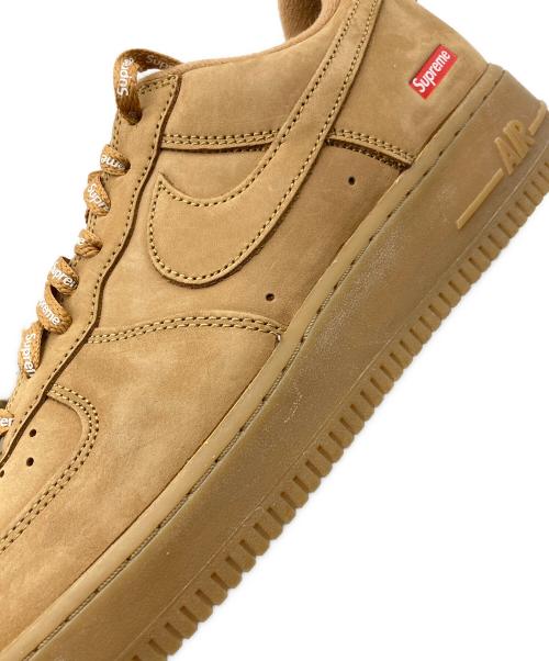 NIKE（ナイキ）NIKE (ナイキ) Supreme (シュプリーム) AIR FORCE 1 LOW FLAX ブラウン サイズ:28cmの古着・服飾アイテム