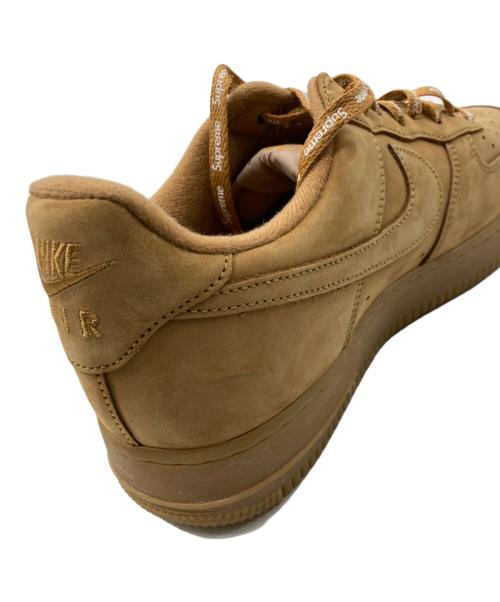 NIKE（ナイキ）NIKE (ナイキ) Supreme (シュプリーム) AIR FORCE 1 LOW FLAX ブラウン サイズ:28cmの古着・服飾アイテム