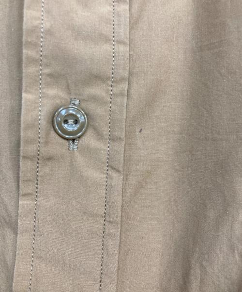DANTON（ダントン）DANTON (ダントン) 半袖プルオーバーシャツワンピース ブラウン サイズ:36の古着・服飾アイテム