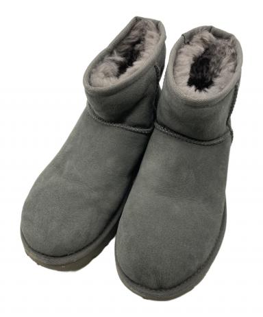 【新品未使用品】UGG アグ ムートンブーツ グレー 24cm 中古・古着通販】UGG (アグ) ムートンブーツ グレー サイズ:SIZE 24cm