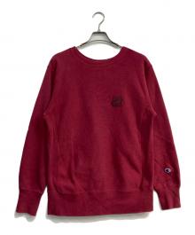 Champion REVERSE WEAVE×UNDEFEATED（チャンピオン リバース ウィーブ×アンディフィーテッド）の古着「5 STRIKE CREW SWEAT」｜ボルドー