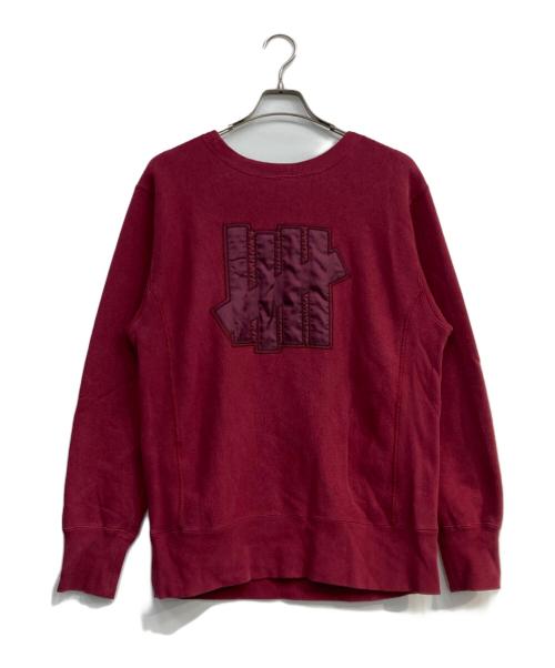 Champion REVERSE WEAVE（チャンピオン リバース ウィーブ）Champion REVERSE WEAVE (チャンピオン リバース ウィーブ) UNDEFEATED (アンディフィーテッド) 5 STRIKE CREW SWEAT ボルドー サイズ:Mの古着・服飾アイテム