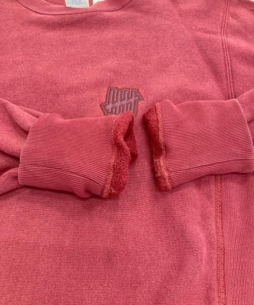 Champion REVERSE WEAVE（チャンピオン リバース ウィーブ）Champion REVERSE WEAVE (チャンピオン リバース ウィーブ) UNDEFEATED (アンディフィーテッド) 5 STRIKE CREW SWEAT ボルドー サイズ:Mの古着・服飾アイテム