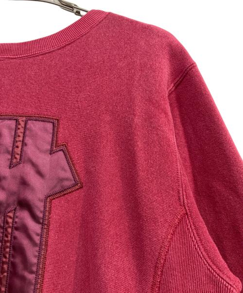 Champion REVERSE WEAVE（チャンピオン リバース ウィーブ）Champion REVERSE WEAVE (チャンピオン リバース ウィーブ) UNDEFEATED (アンディフィーテッド) 5 STRIKE CREW SWEAT ボルドー サイズ:Mの古着・服飾アイテム