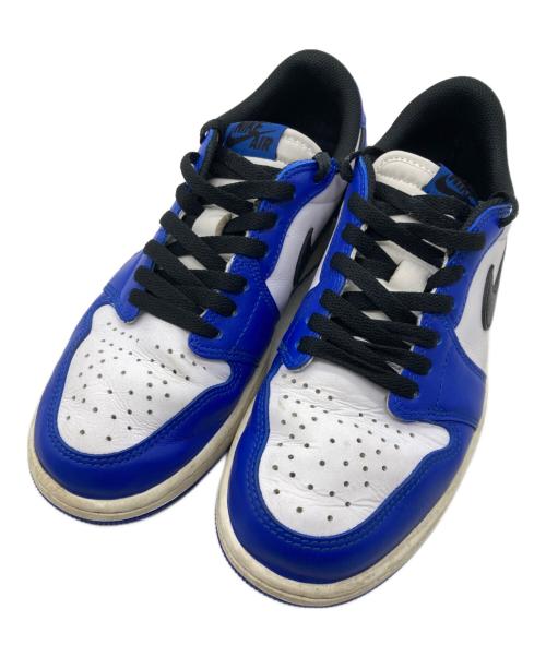 NIKE（ナイキ）NIKE (ナイキ) AIR JORDAN 1 RETRO LOW OG ブルー×ホワイト サイズ:25.5㎝の古着・服飾アイテム