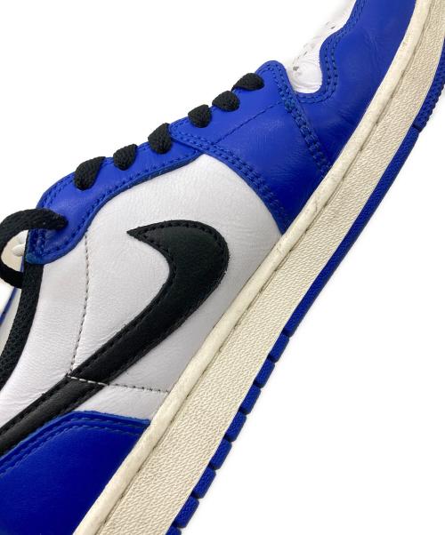 NIKE（ナイキ）NIKE (ナイキ) AIR JORDAN 1 RETRO LOW OG ブルー×ホワイト サイズ:25.5㎝の古着・服飾アイテム