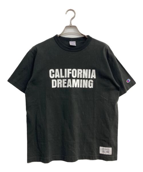 Champion（チャンピオン）Champion (チャンピオン) RHC Ron Herman (アールエイチシー ロンハーマン) 別注プリントTシャツ グレー サイズ:Ⅿの古着・服飾アイテム