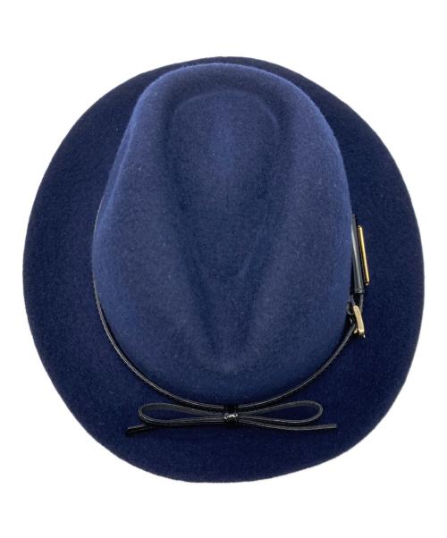 Athena NEW YORK（アシーナニューヨーク）Athena New York (アシーナニューヨーク) ウールハット ネイビーの古着・服飾アイテム