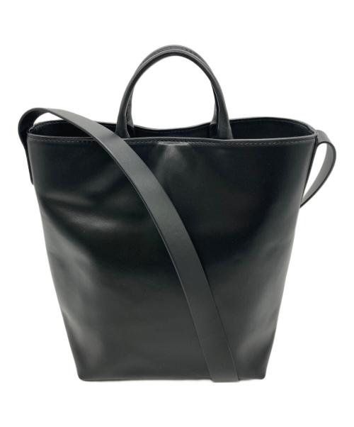 MAISON CANAU（メゾンカナウ）MAISON CANAU (メゾンカナウ) SMOOTH HOBO（M） ブラックの古着・服飾アイテム