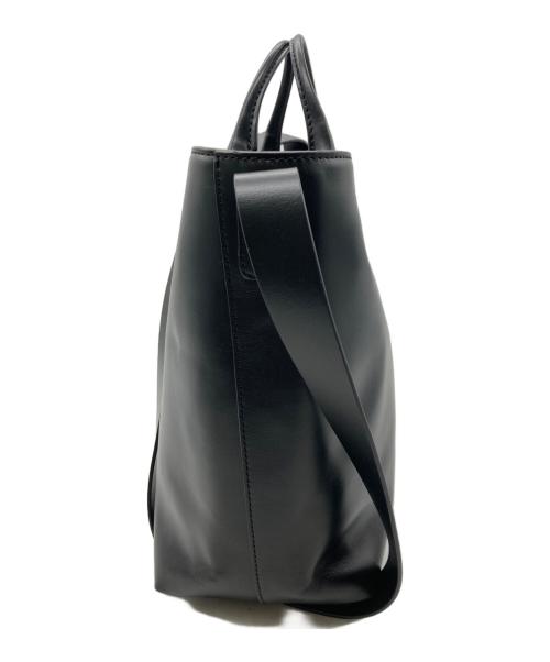 MAISON CANAU（メゾンカナウ）MAISON CANAU (メゾンカナウ) SMOOTH HOBO（M） ブラックの古着・服飾アイテム