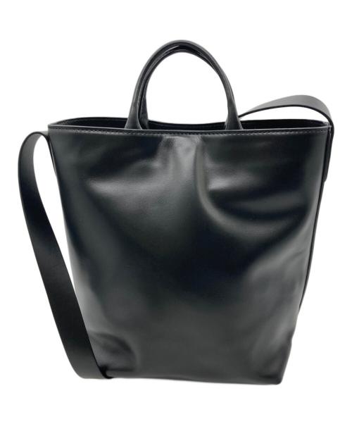 MAISON CANAU（メゾンカナウ）MAISON CANAU (メゾンカナウ) SMOOTH HOBO（M） ブラックの古着・服飾アイテム