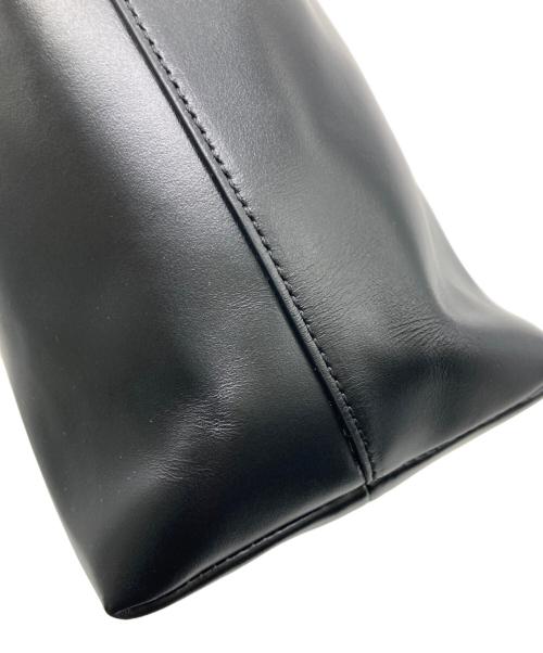 MAISON CANAU（メゾンカナウ）MAISON CANAU (メゾンカナウ) SMOOTH HOBO（M） ブラックの古着・服飾アイテム