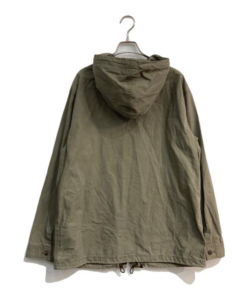 FULLCOUNT（フルカウント）FULLCOUNT (フルカウント) コットンフーデッドジャケット カーキ サイズ:40の古着・服飾アイテム